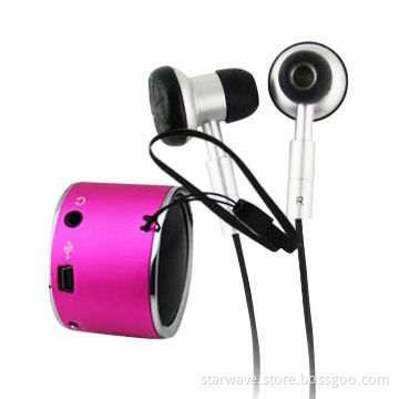 TF Card Mini Speaker, Built-in Digital Amplifier, Energy Saving